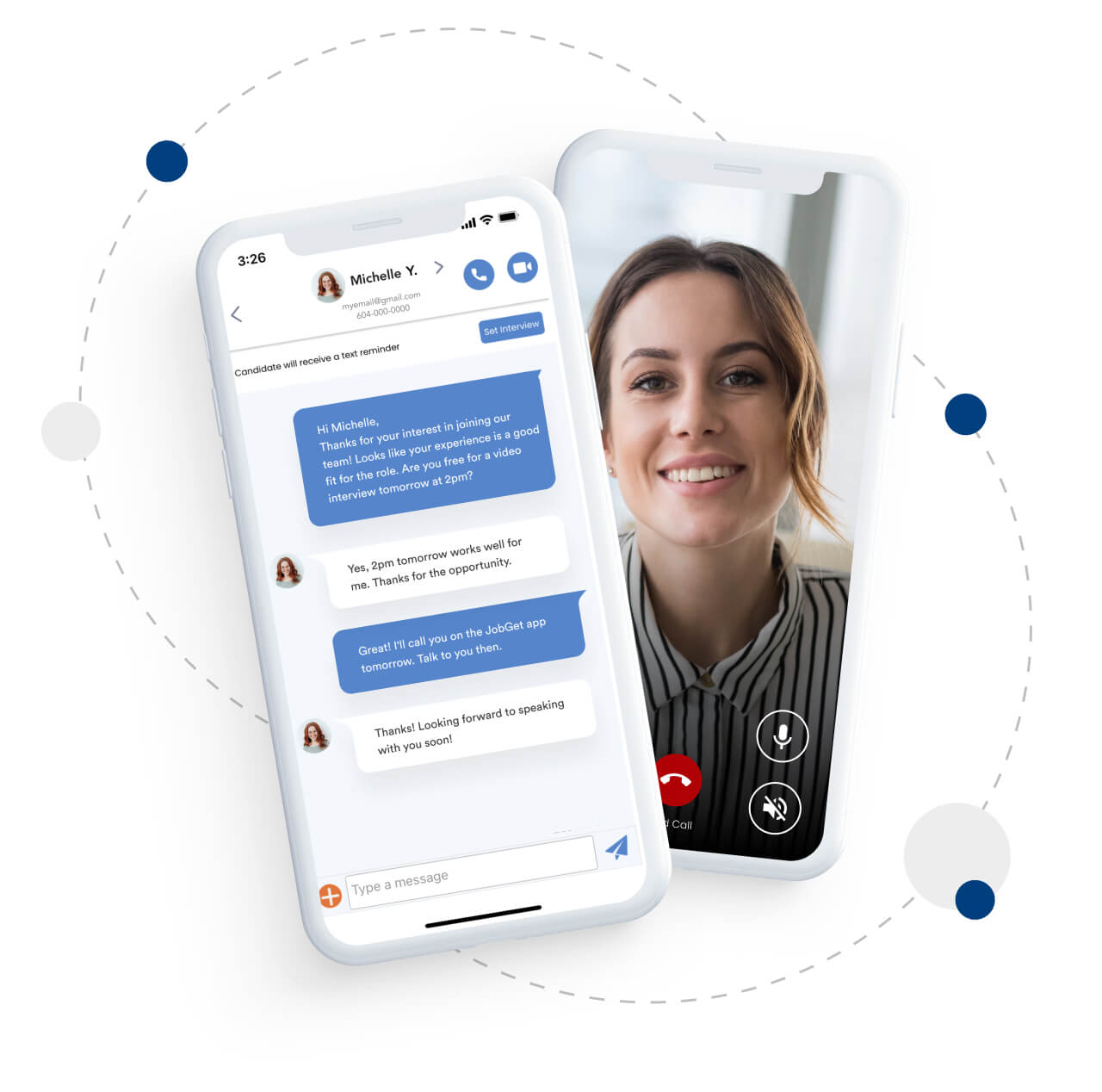 Connect, Chat, and Interview Instantly